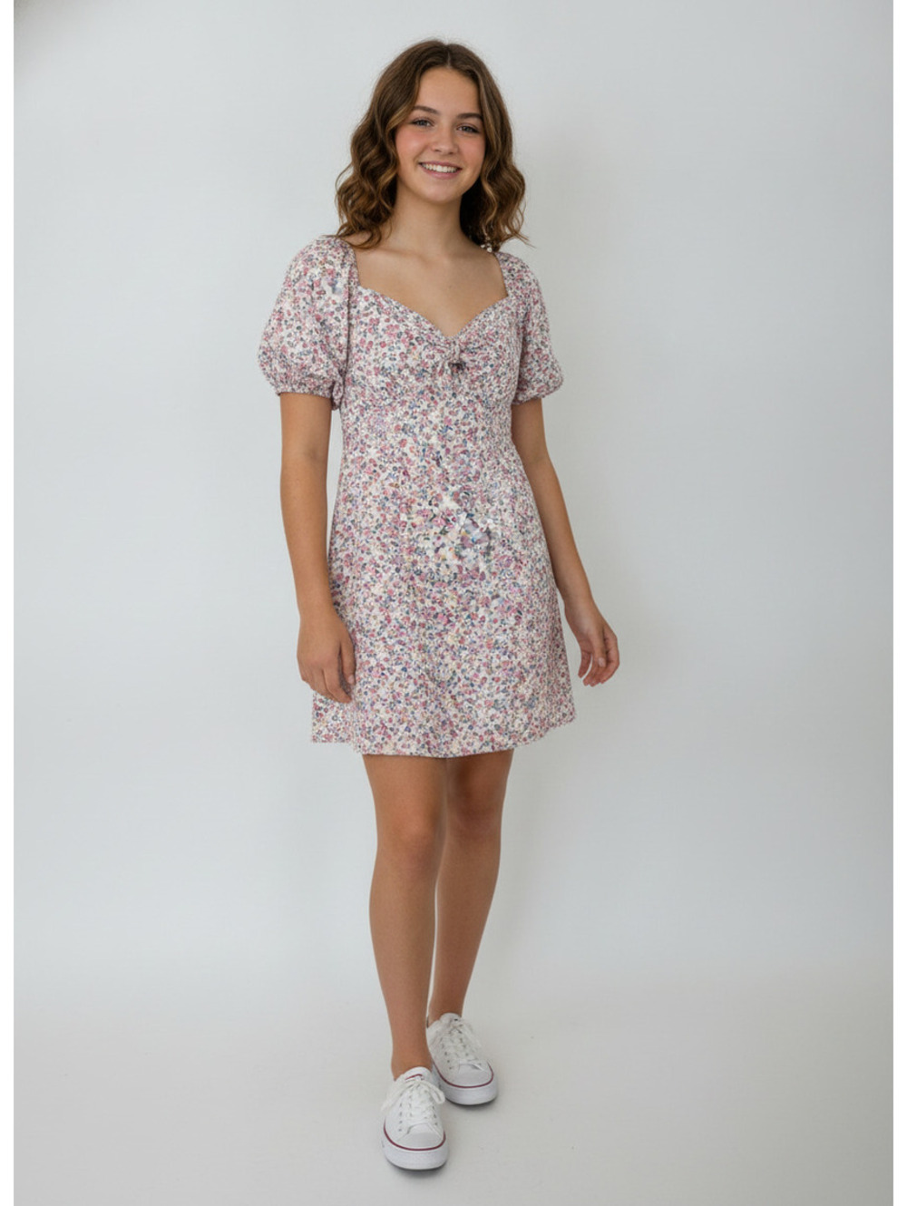 City Triangles Floral Tea Party Dress Whimsical Coquette Cottage Core Dress Up
